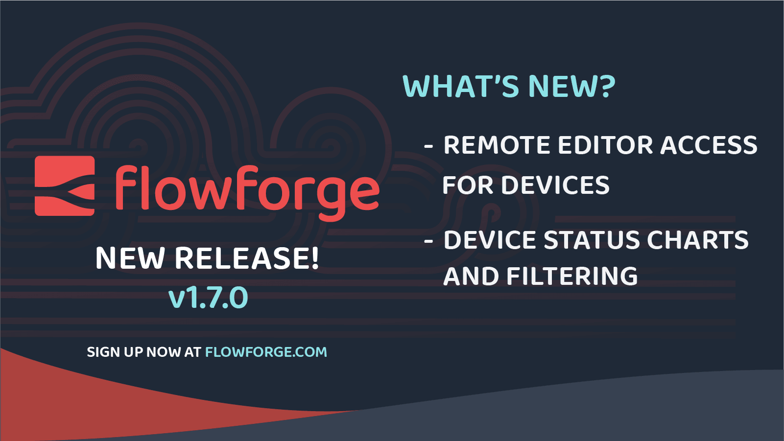 Image representing FlowFuse 1.7 Now Available with Remote Node-RED Editor Access
